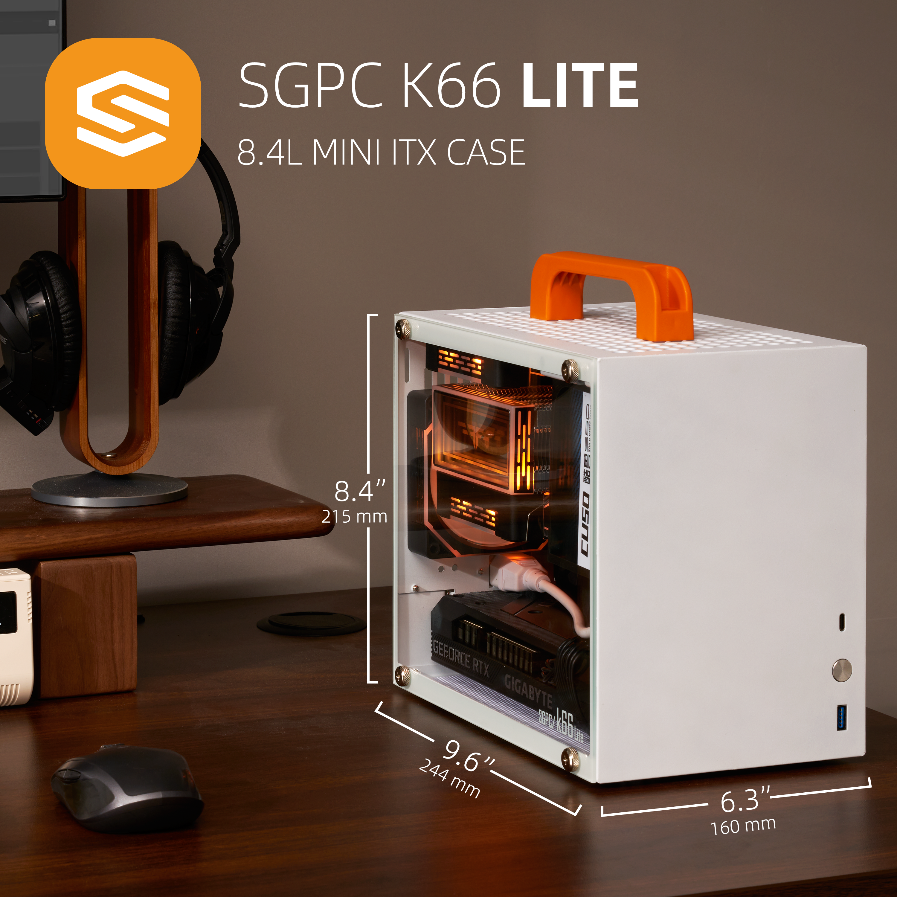 SGPC Itx Mini Case K66 Lite && 9225-1pick ARGB Fan